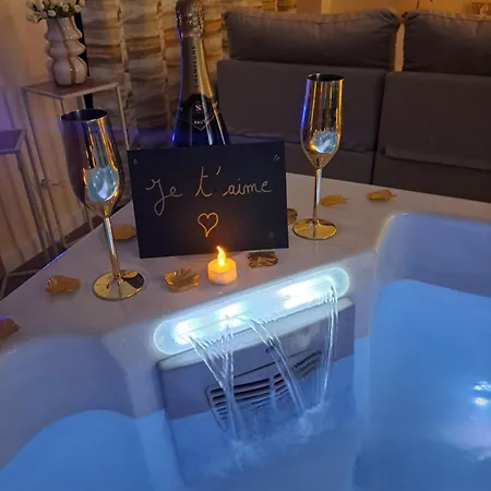Romantique Boheme Avec Jacuzzi Prive - Le D'agathe Grumesnil