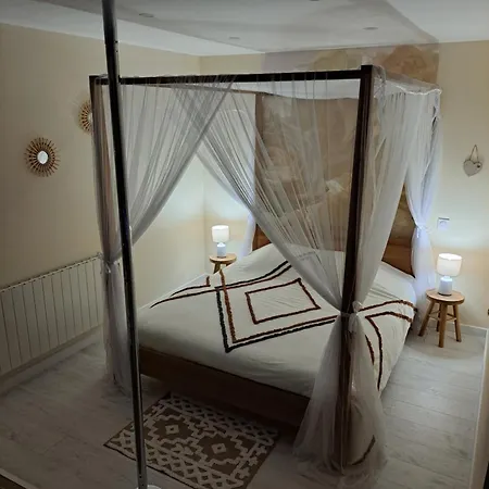 Romantique Boheme Avec Jacuzzi Prive - Le D'agathe 3* Grumesnil